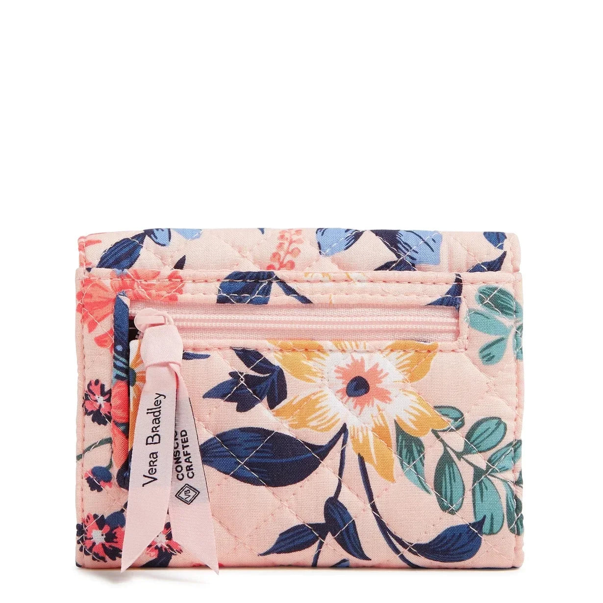 Vera Bradley RFID Riley Compact Wallet - Paradise Coral