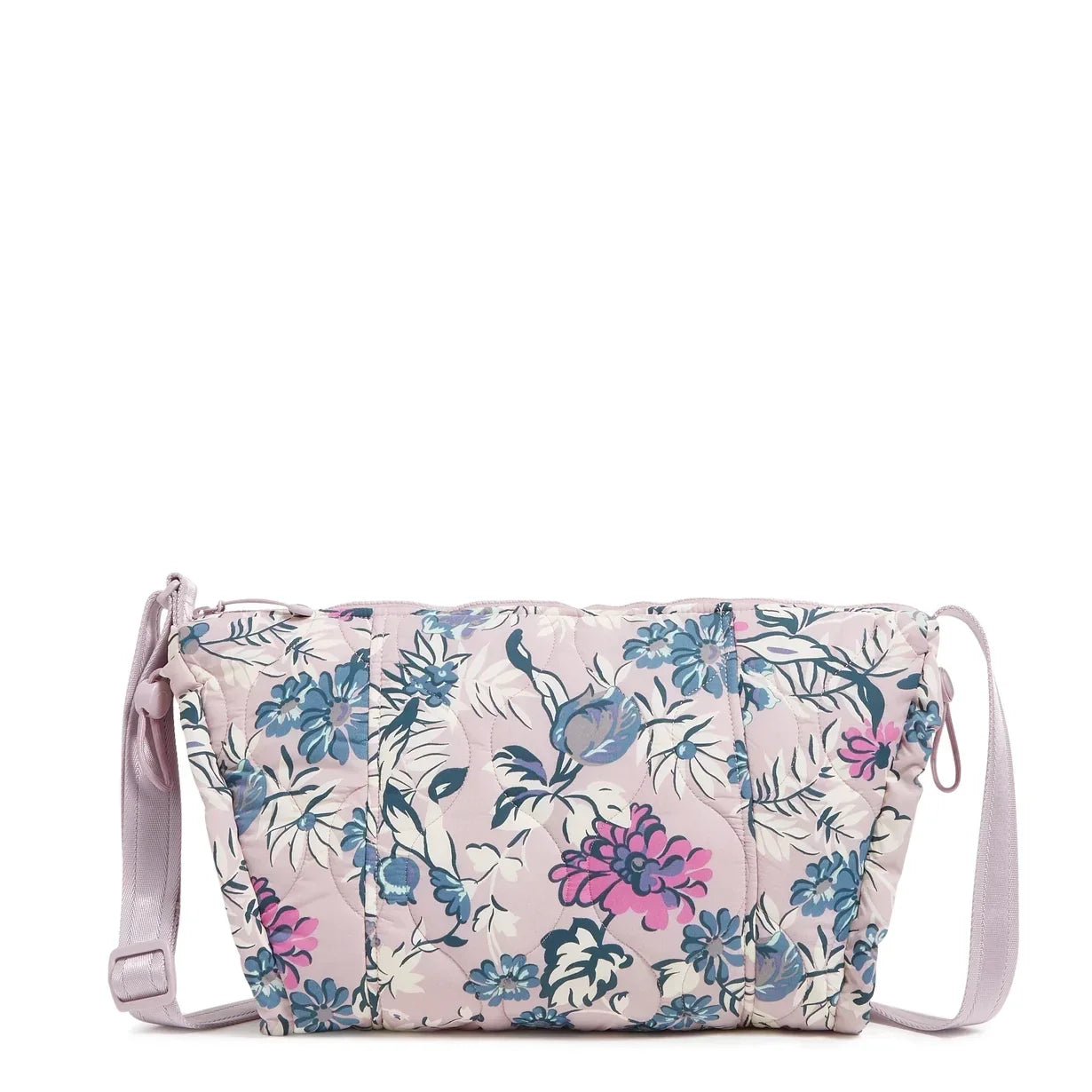 Vera Bradley Featherweight Crossbody Bag - Fresh Cut Floral Lavender