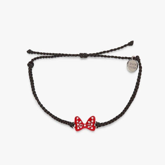 Pura Vida Disney Minnie Enamel Bow Charm Bracelet