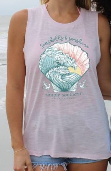 Simply Southern Seashells & Sunshine Tank