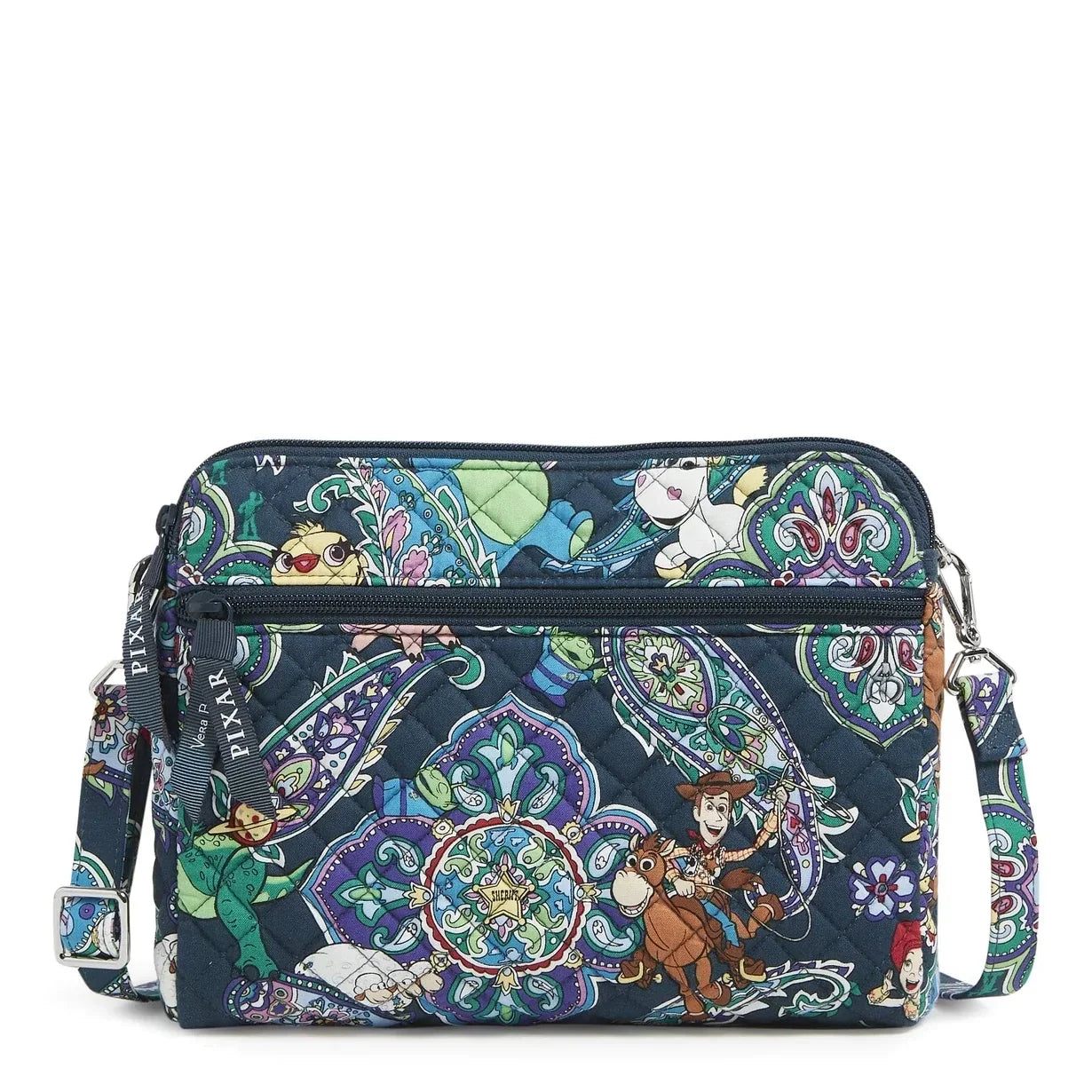 Vera Bradley Disney Pixar Toy Story Triple Compartment Crossbody - Andy's Room