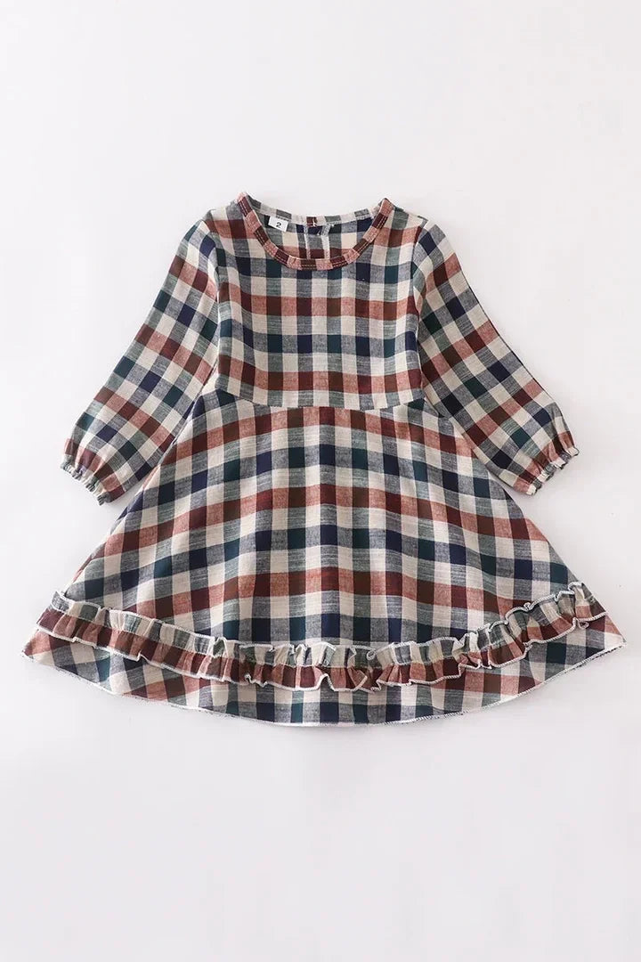 Vintage Plaid Dress