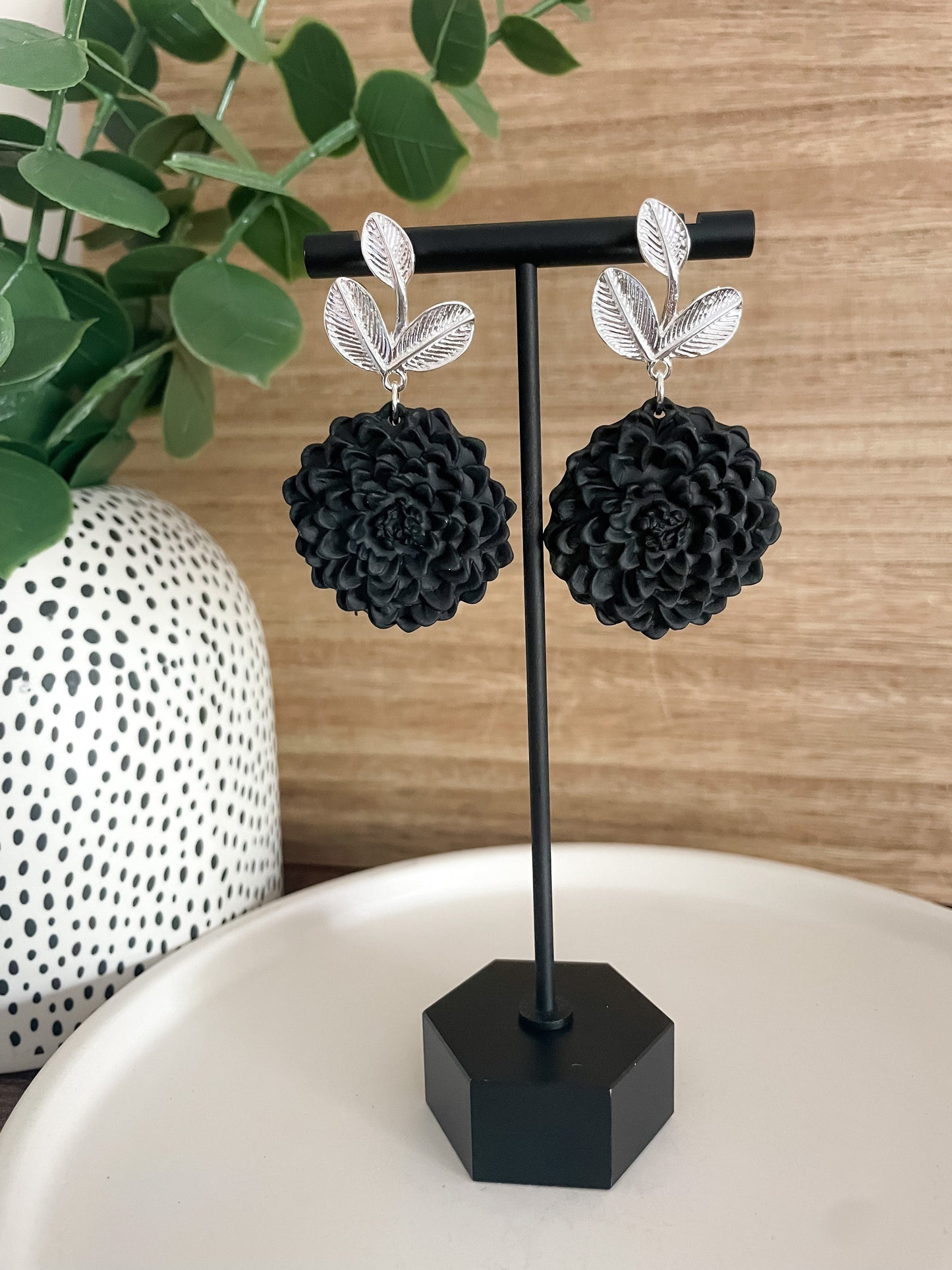 Black Chrysanthemum Dangles