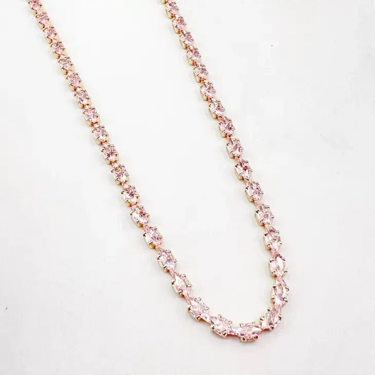 Emily Pink Stone Necklace