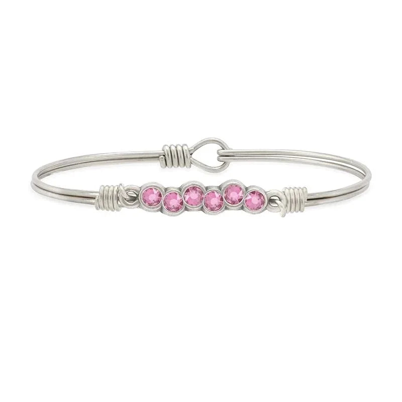 Luca + Danni October Starlight Birthstone Bangle Bracelet