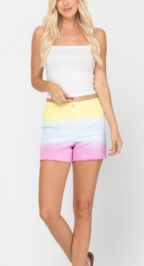 Judy Blue Dip Dye Shorts