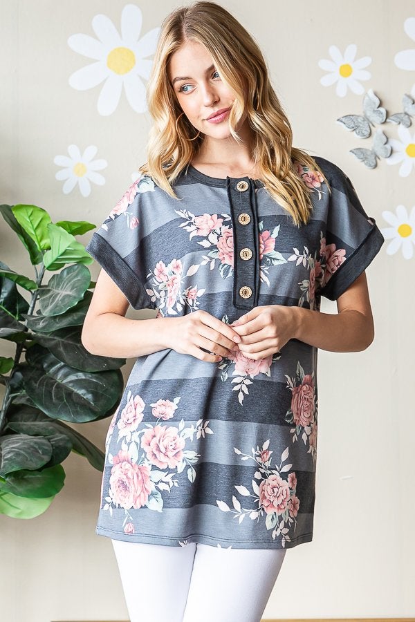 Vintage Floral Top