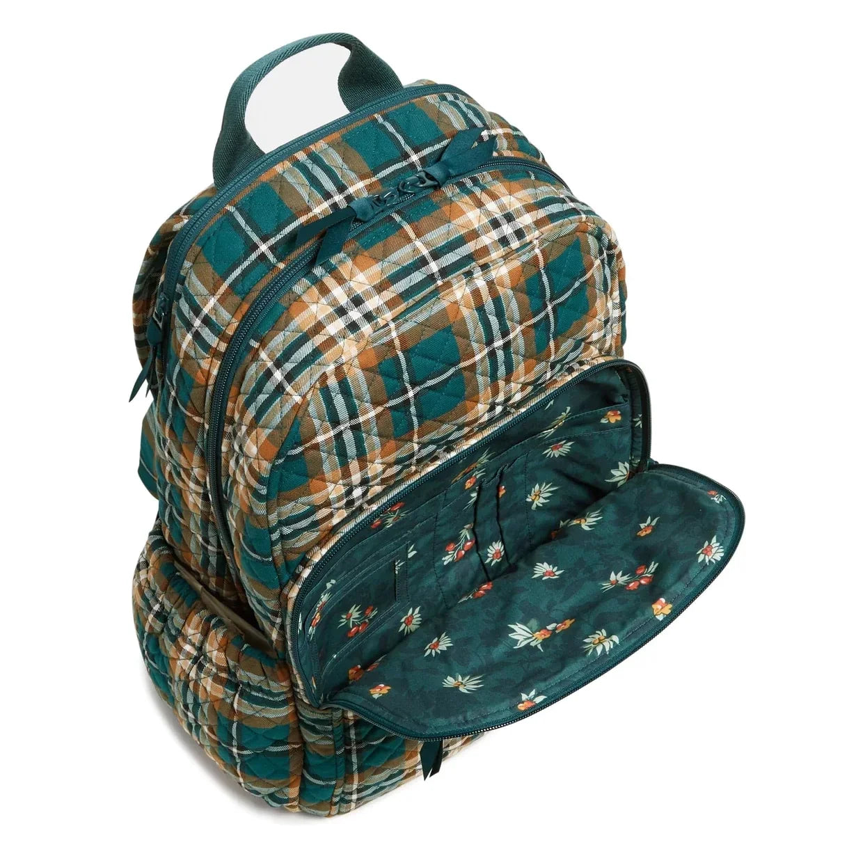 Vera Bradley Campus Backpack - Orchard Plaid