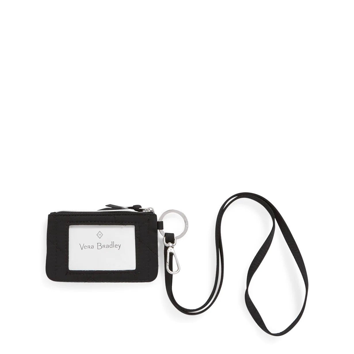 Zip Id Lanyard - Black