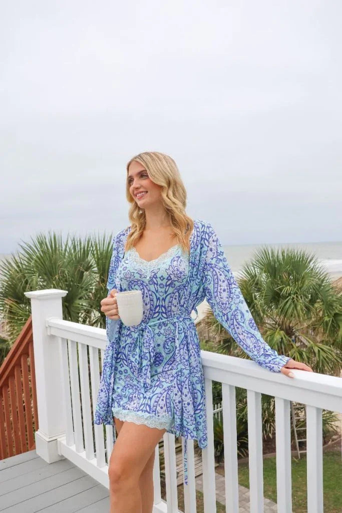 Simply Southern Sleep Dress and Robe Set