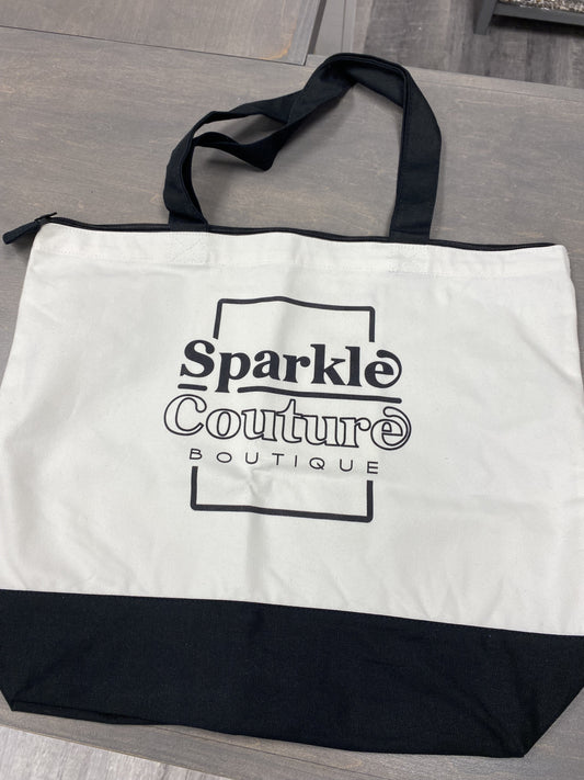 Sparkle Couture Canvas Tote Bag