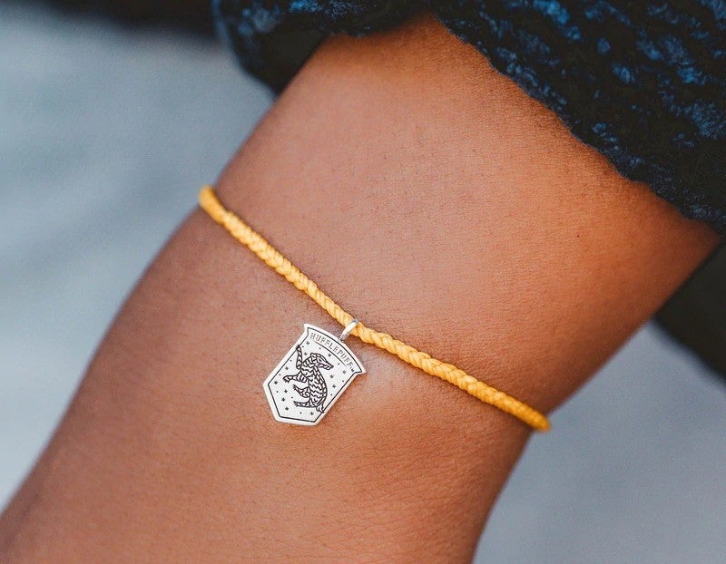 Pura Vida Harry Potter Hufflepuff Charm Bracelet