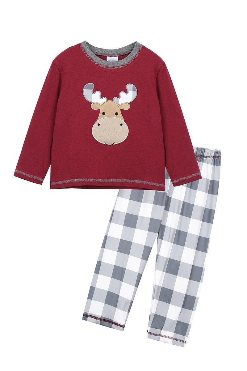 Moose Pajama Set