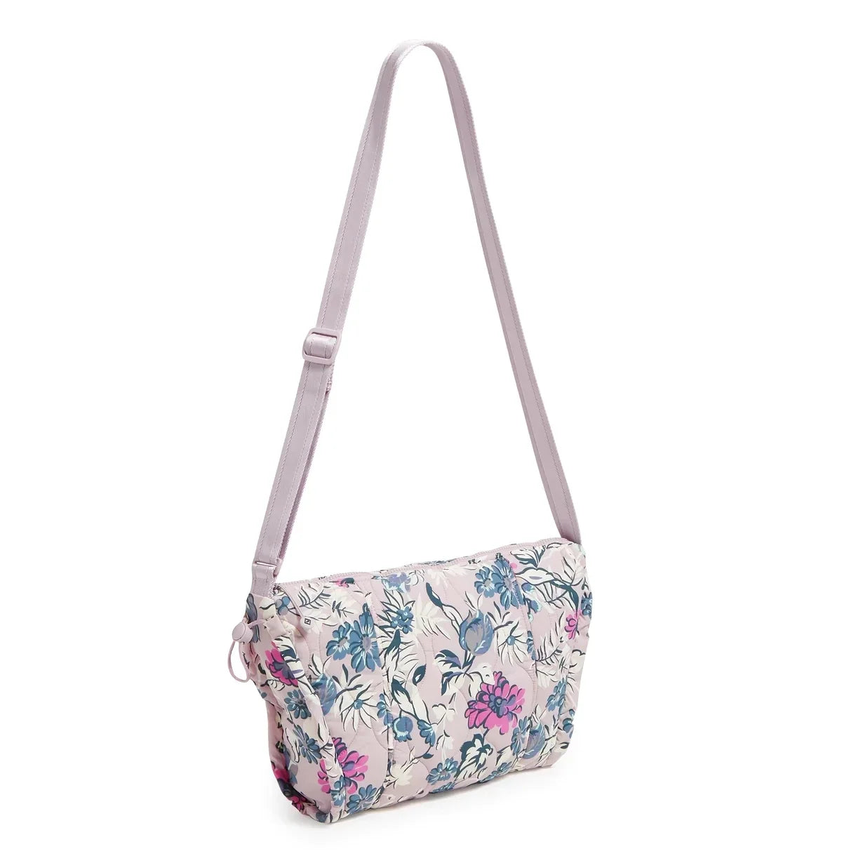 Vera Bradley Featherweight Crossbody Bag - Fresh Cut Floral Lavender