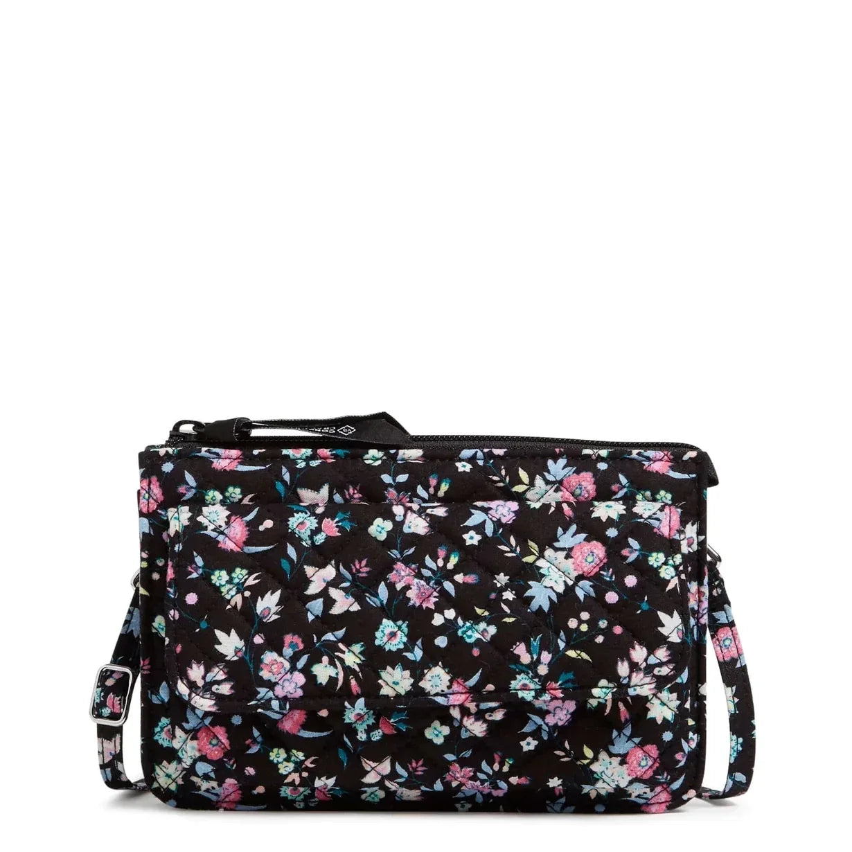 Vera Bradley RFID Wallet Crossbody - Botanical Ditsy