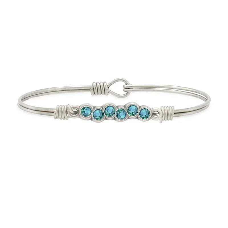 Luca + Danni December Starlight Birthstone Bangle Bracelet