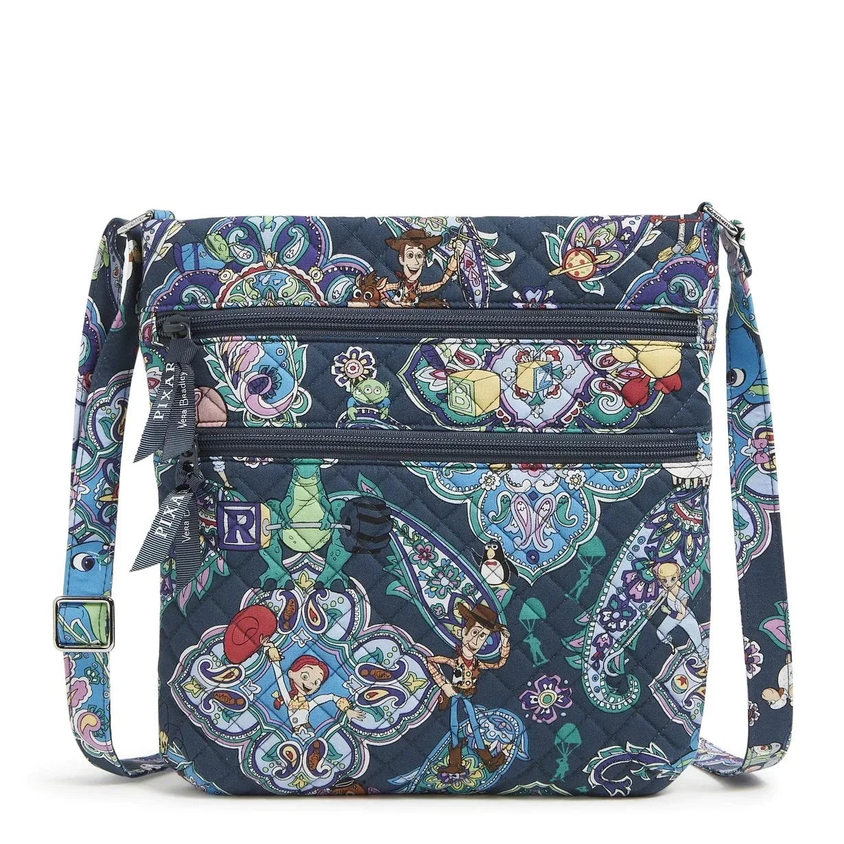 Vera Bradley Disney Pixar Toy Story Triple Zip Hipster - Andy's Room