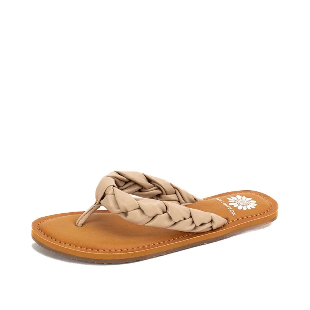 Yellow Box Dauphine Slip Flop Sandal - Taupe