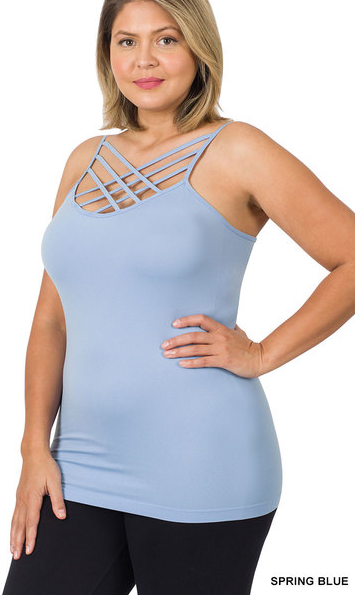 Seamless Triple Criss Cross Cami