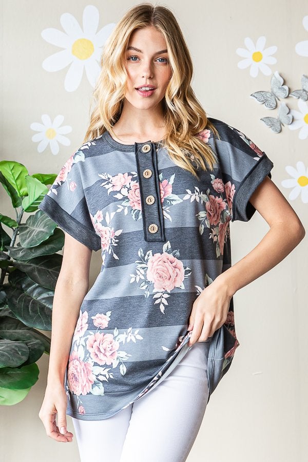 Vintage Floral Top