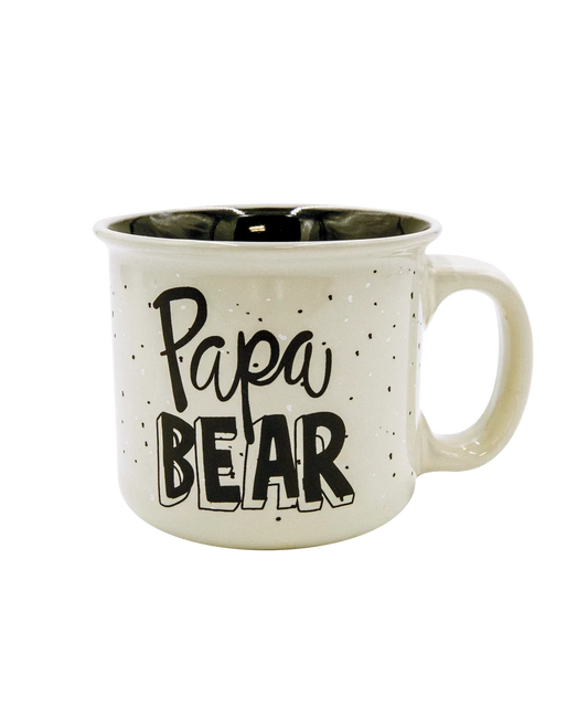 Papa Bear Campfire Ceramic Mug